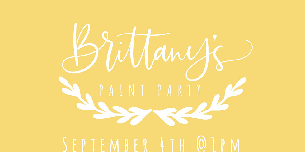 Brittany’s Paint Party