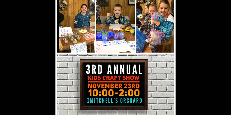 Kids' Craft Show November 23rd