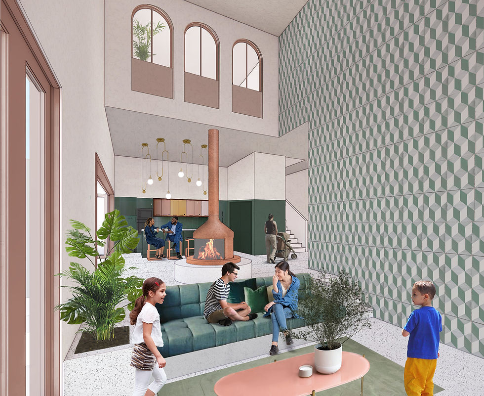 Lisbon - Lounge & Kitchen