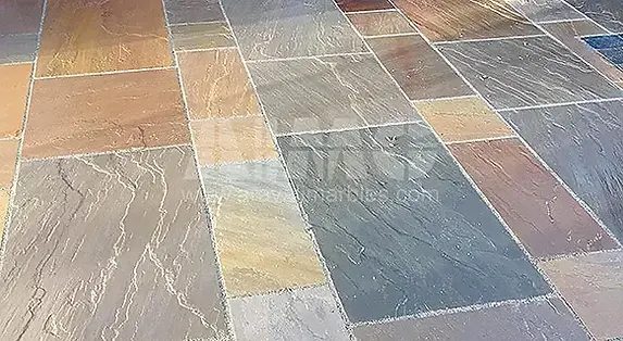 Raj Blend Indian Sandstone Paving