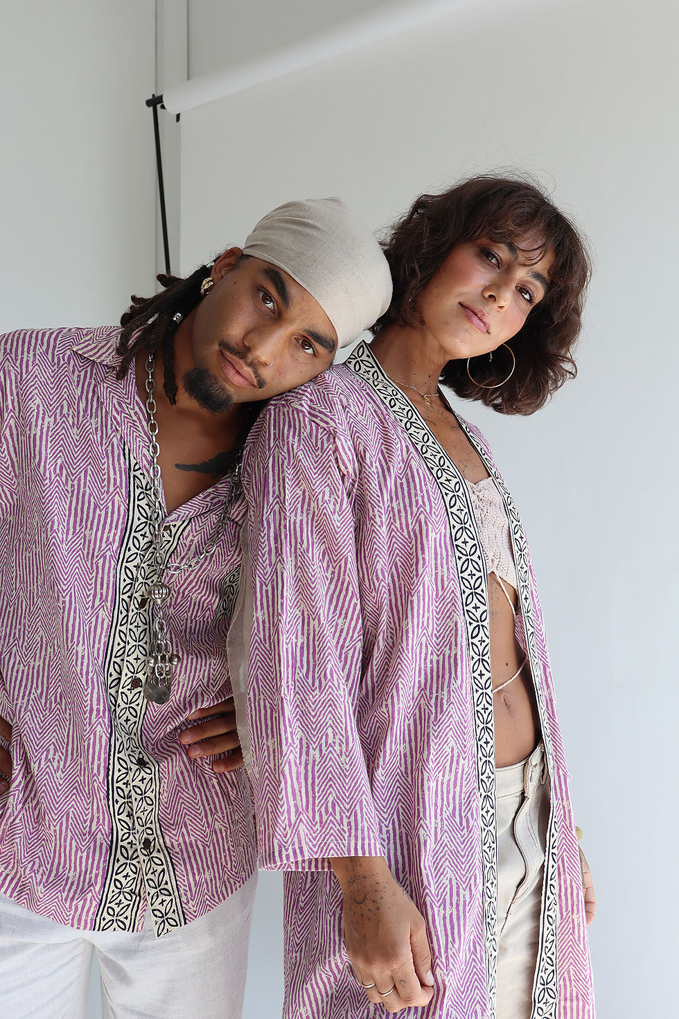 Thumbnail: long sleeve cotton kimono