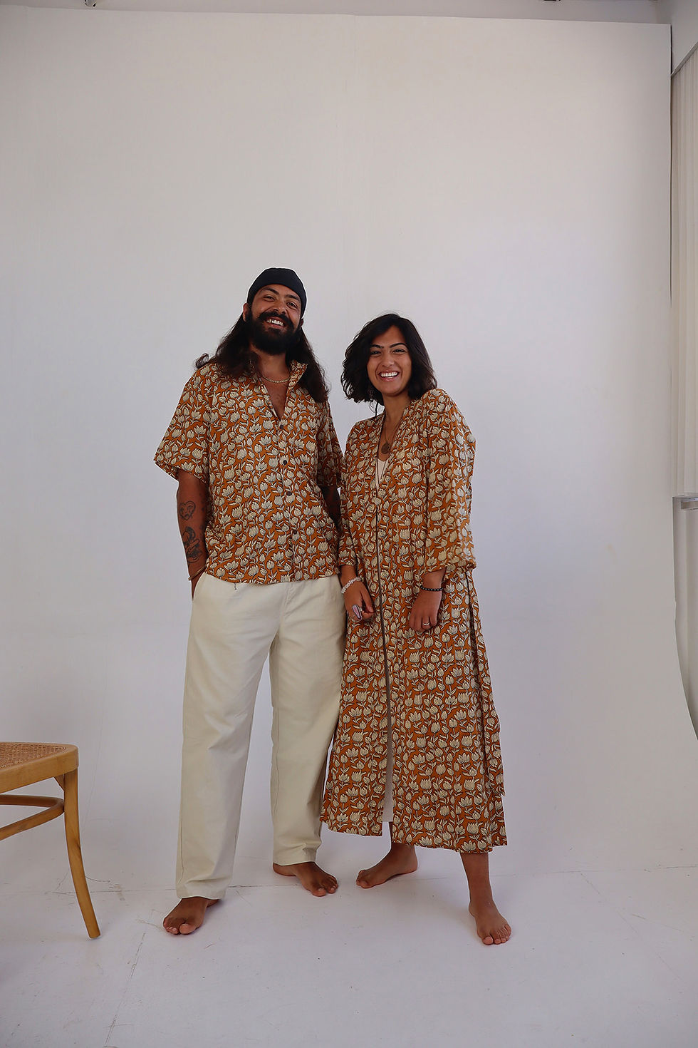 Thumbnail: long sleeve cotton kimono