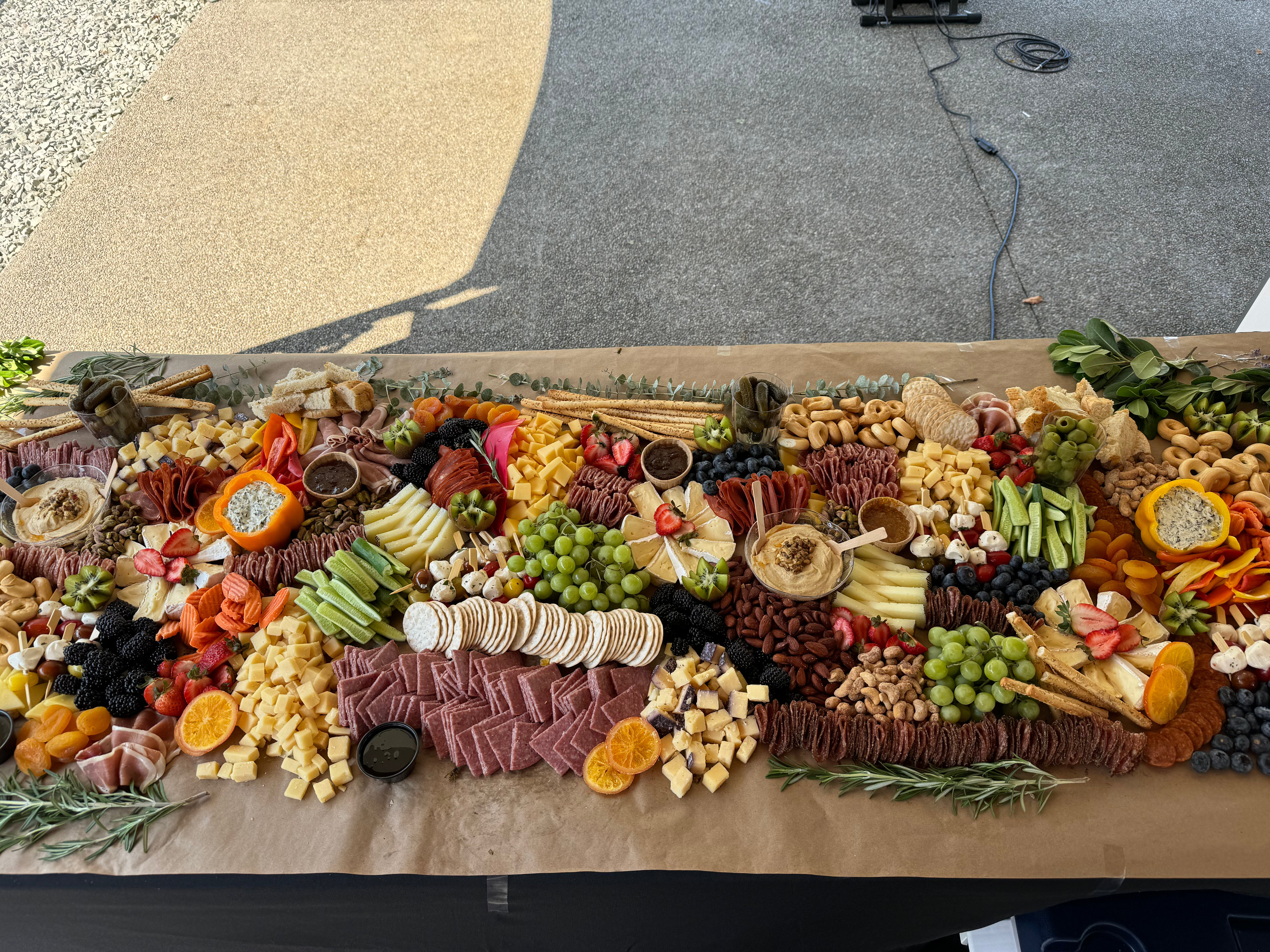 Arranged Food and Objects