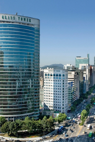 Glass Tower in Gangnam, Seoul