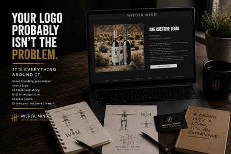 A Wilder Mind Web Design Laptop