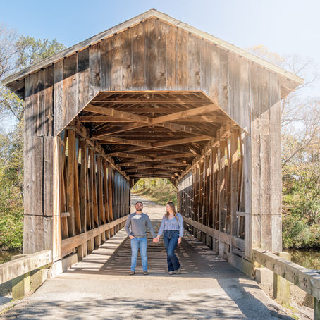 Fall engagement Session in Lowell, Michigan // Maddie & Justin
