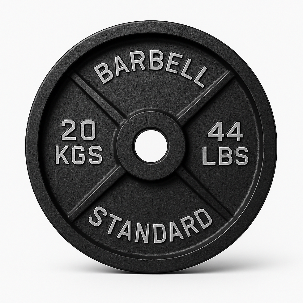 Thumbnail: PowerLift Cast Iron Olympic Plates (2.5kg–20kg) - Pair