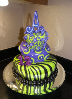 3 tier Birthday Cake