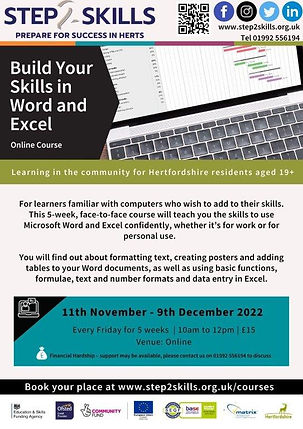 Build your skills in Word & Excel Online 11th November.jpg