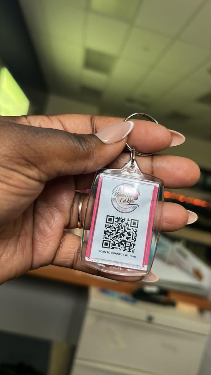 QR code key chain