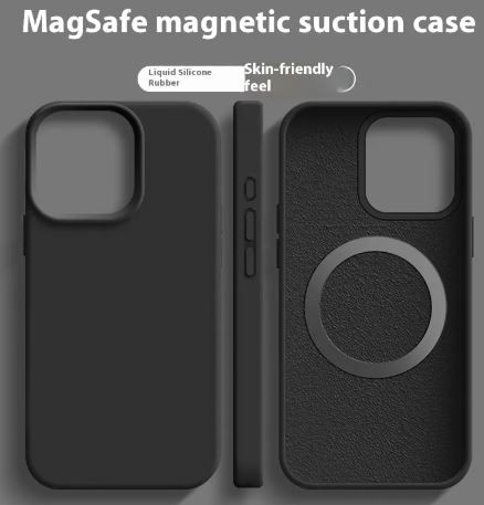 Thumbnail: Magnetic Liquid Silicone  Magsafe Case For iPhone