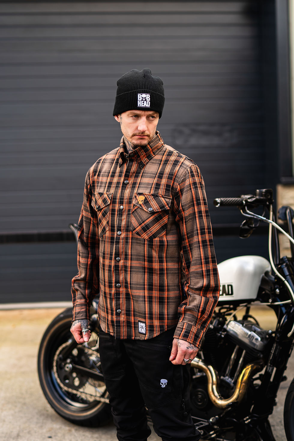Thumbnail: BOBHEAD County Line casual cotton shirt oo14 bad