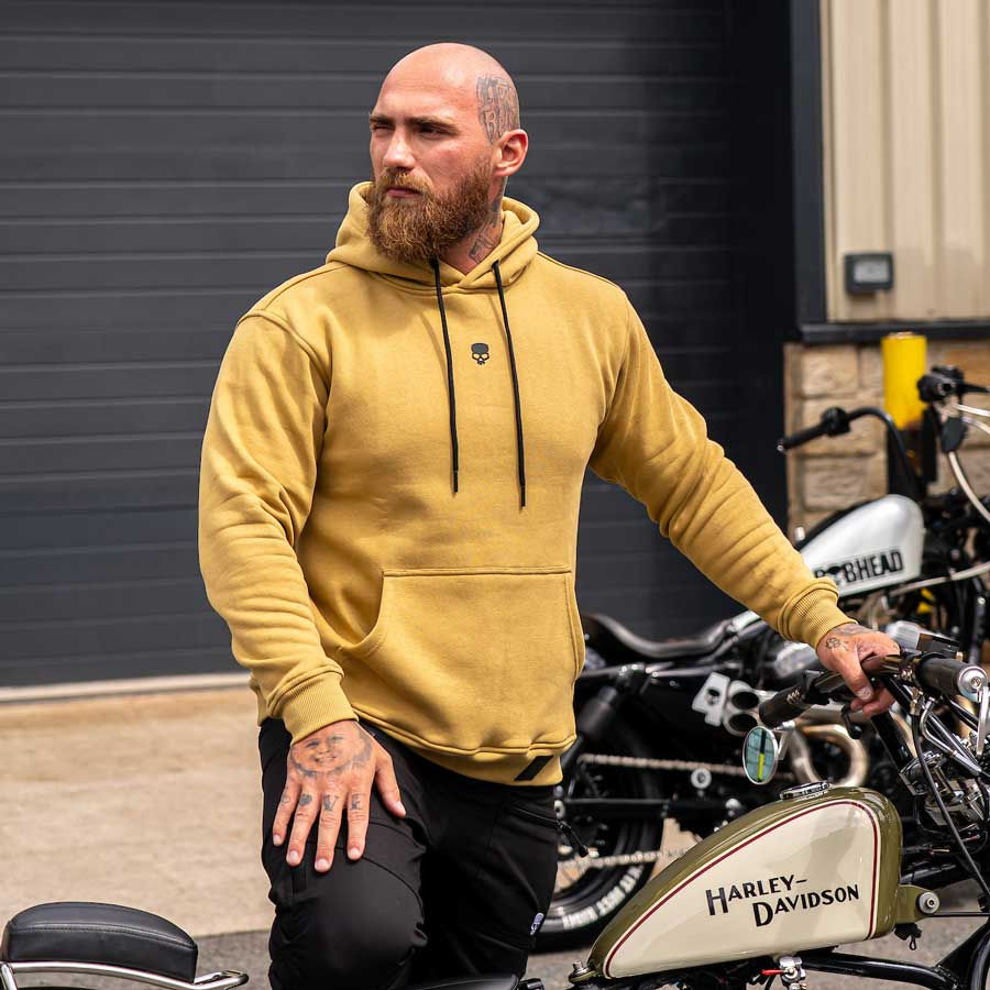 Thumbnail: BOBHEAD Casual Hoodie Camel offers a seamless blend of fashion motorcycle