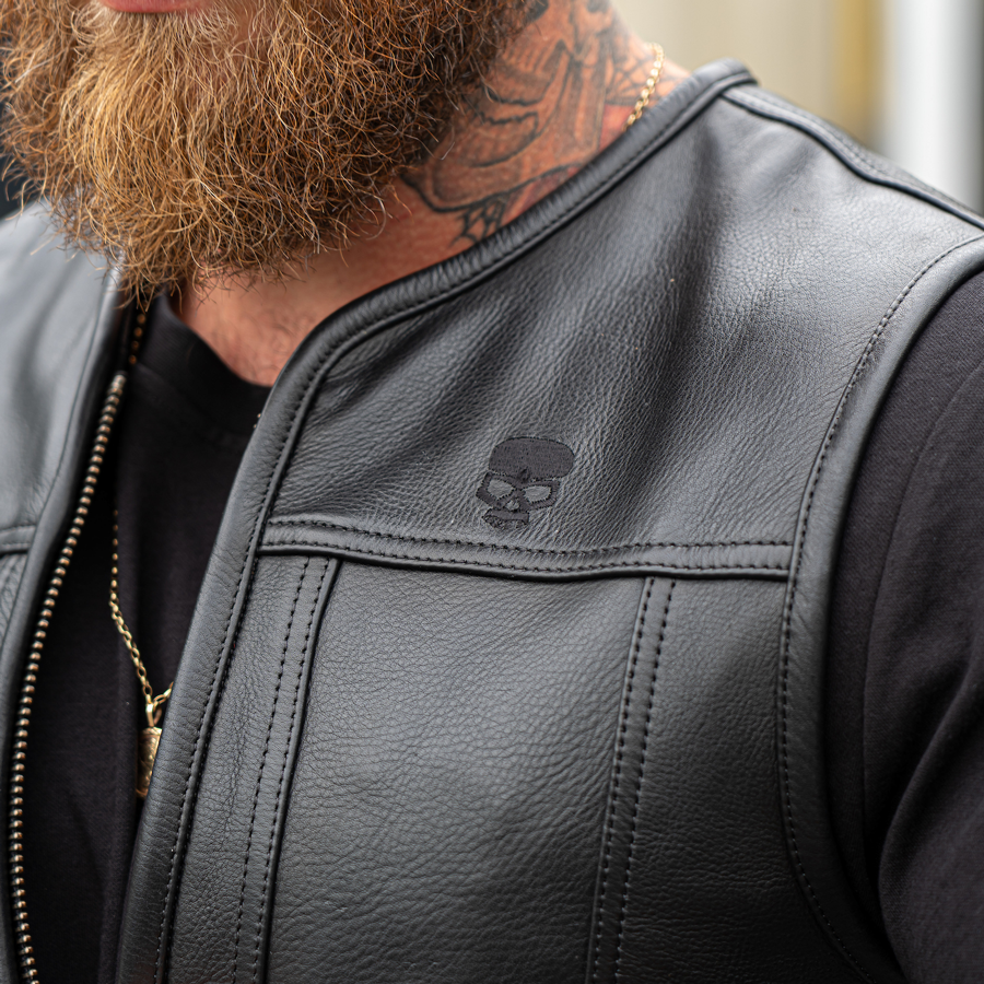 Thumbnail: BOBHEAD NOMAD black leather cut with KEVLAR NEW