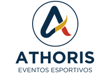 logomarca da empresa athoris eventos esportivos, um A estilizado