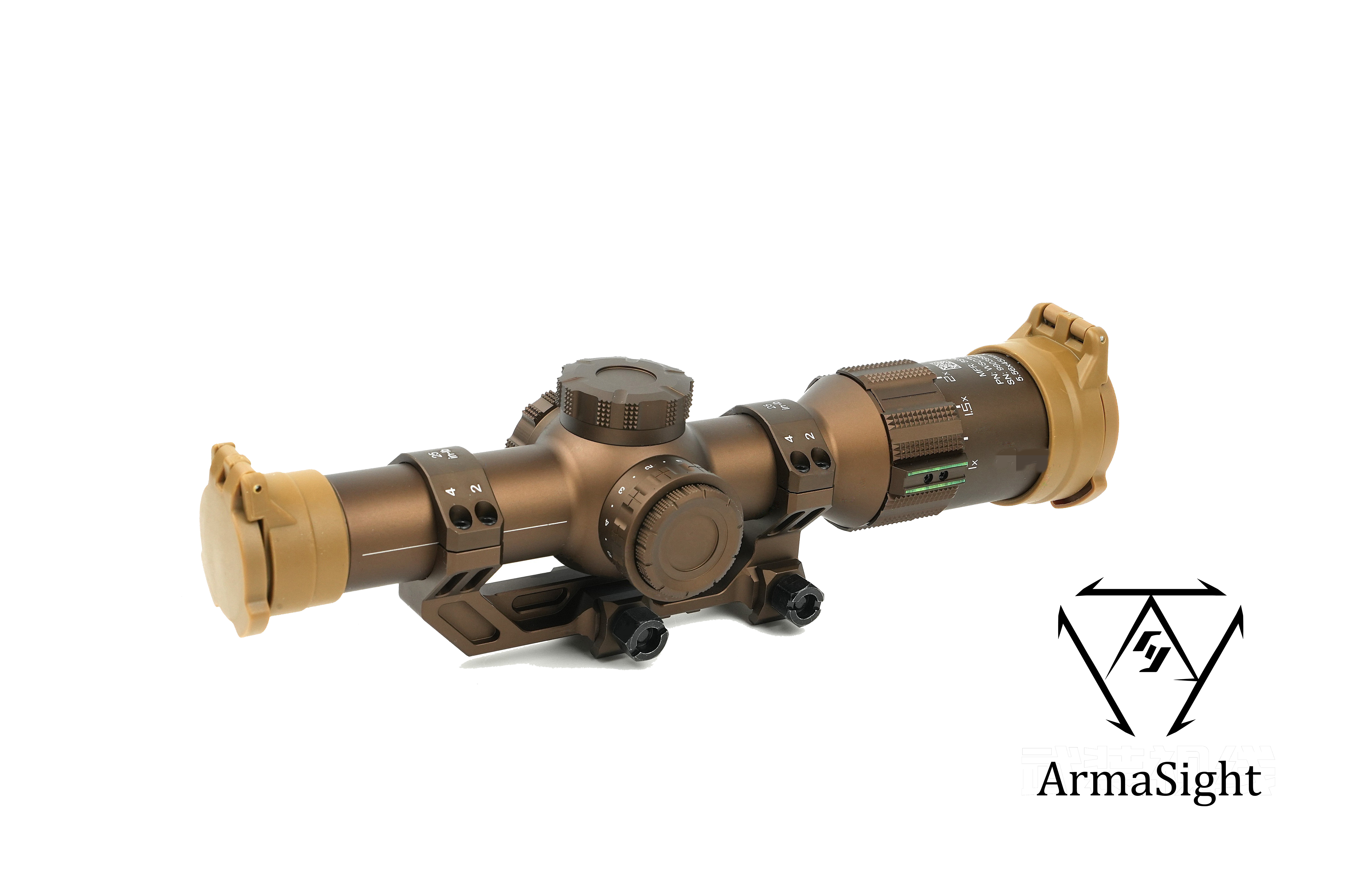 ArmaSight LPVO FFP TANGO-6T Style 1-6x24 MilSpec Marking BLK/FDE