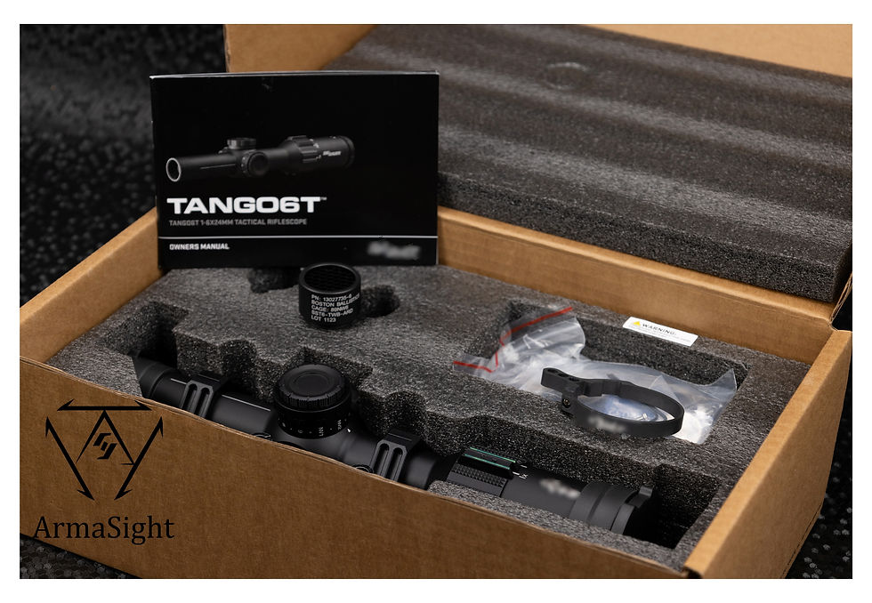 Thumbnail: ArmaSight LPVO FFP TANGO-6T Style 1-6x24 MilSpec Marking BLK/FDE