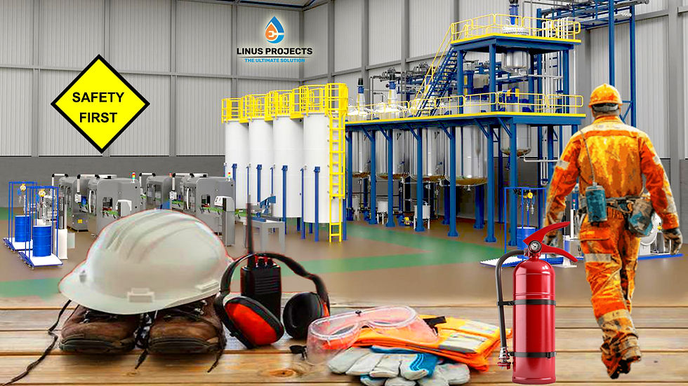 lube oil blending plant safety