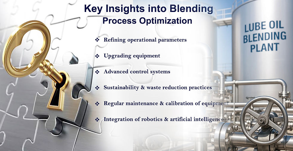 Key Insights into Lube Oil Blending Process Optimization