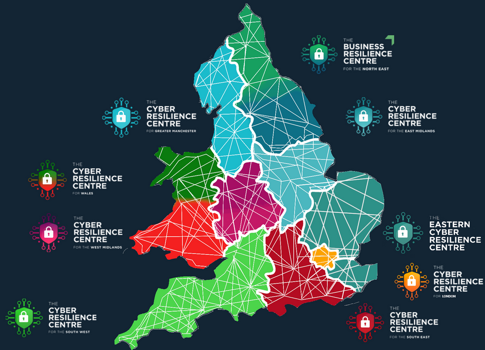 Map of the CRC network