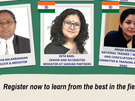 We’re excited to see our Partner Ekta Bahl featured among the experts for the May 2026 IMI‑certified mediation course offered by YCM Conflict Management & Mediation Initiative