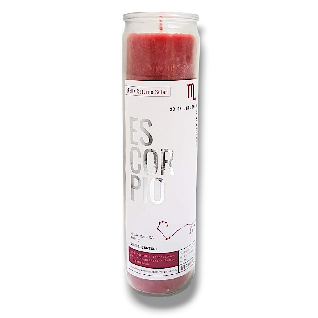 VELA ZODIACAL ESCORPIO