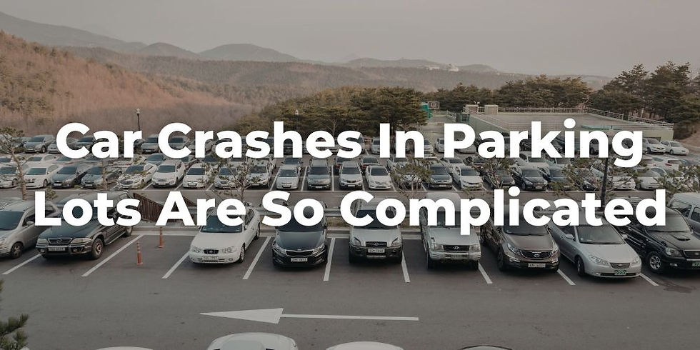 Why Car Crashes in Parking Lots Are So Complicated