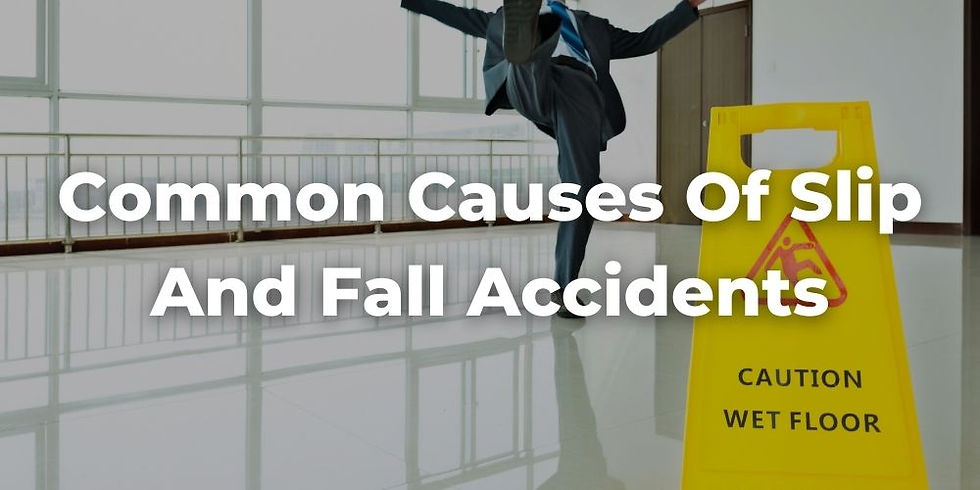 Common Causes of Slip and Fall Accidents at Work