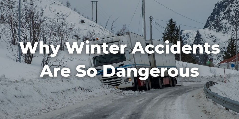 Why Common Winter Accidents Are So Dangerous