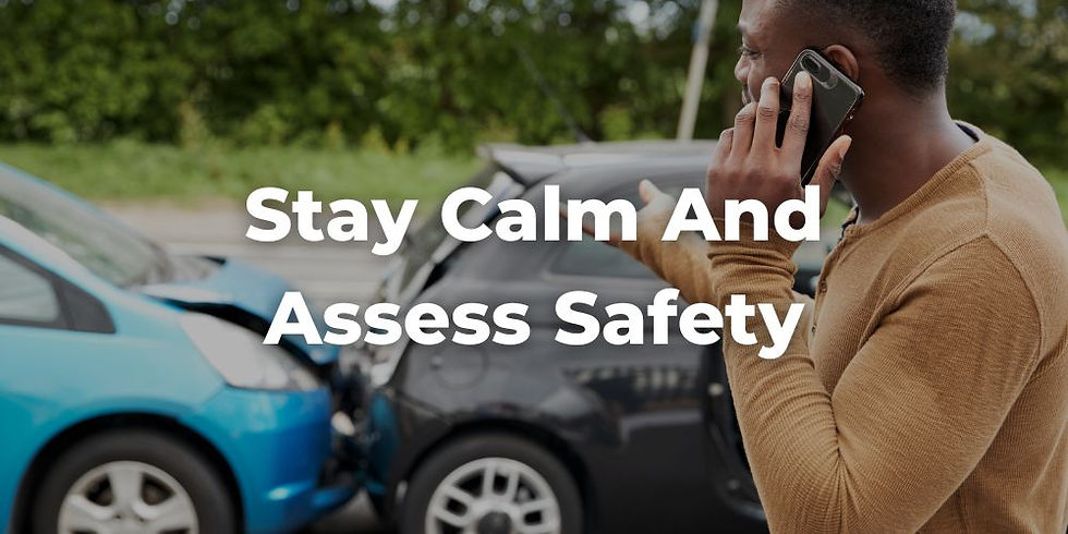 Step 1: Stay Calm and Assess Safety - Pull to the Side of the Road