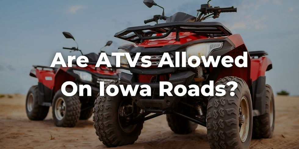 Are ATVs Allowed on Iowa Roads?