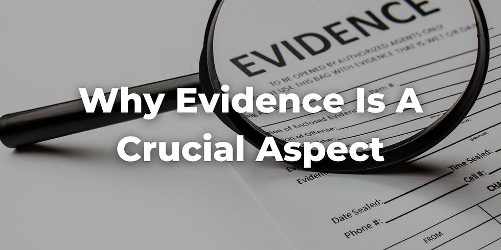Why Evidence Is a Crucial Aspect of Personal Injury Claims