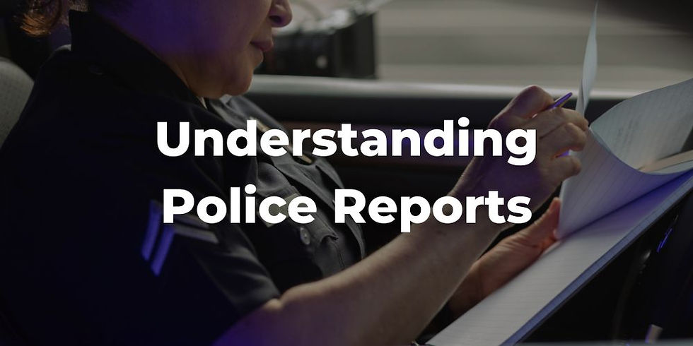Understanding Police Reports