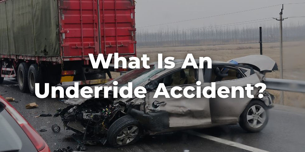 What Is an Underride Accident?