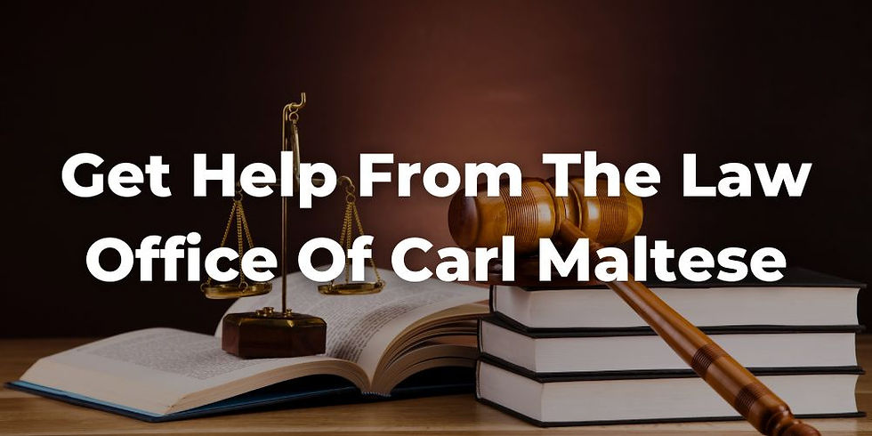 Wrapping Up - Get Help from the Law Office of Carl Maltese