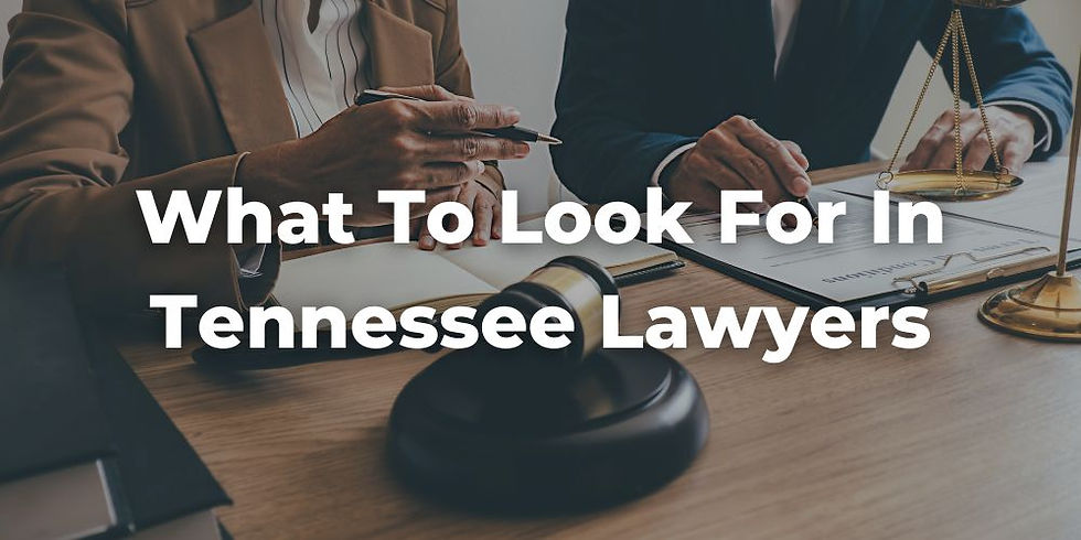 What to Look for in Tennessee Pedestrian Accident Lawyers