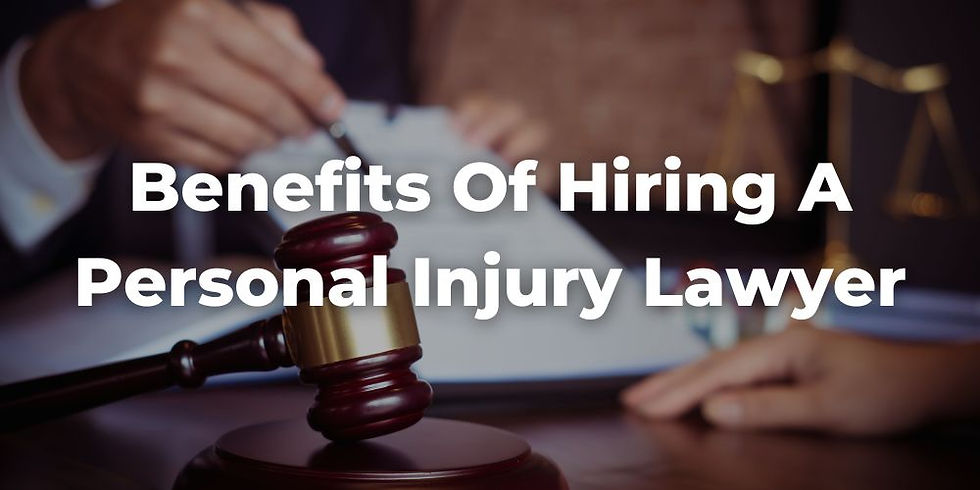 Benefits of Hiring a Personal Injury Lawyer