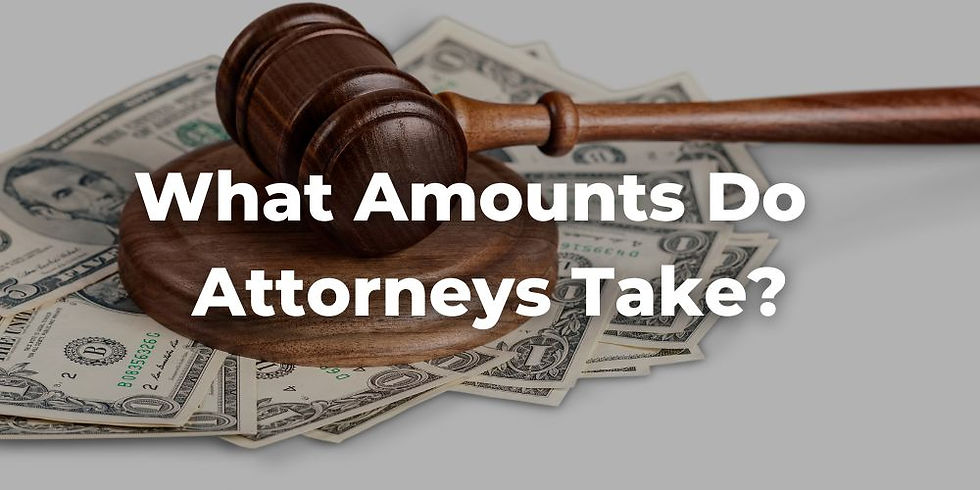 What Influences the Amount Lawyers Take from Personal Injury Cases?