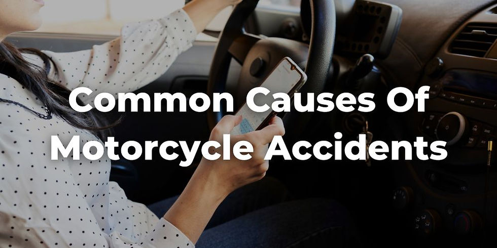 Common Causes of Motorcycle Accidents