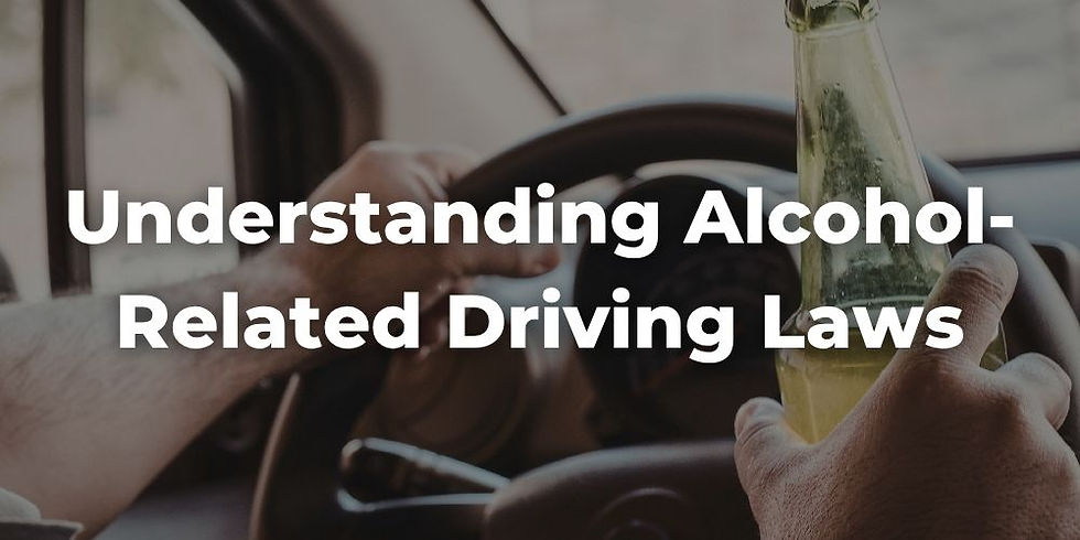 The Importance of Understanding Alcohol-Related Driving Laws