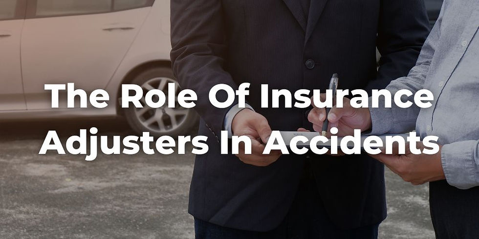 The Role of Insurance Adjusters in Car Accidents