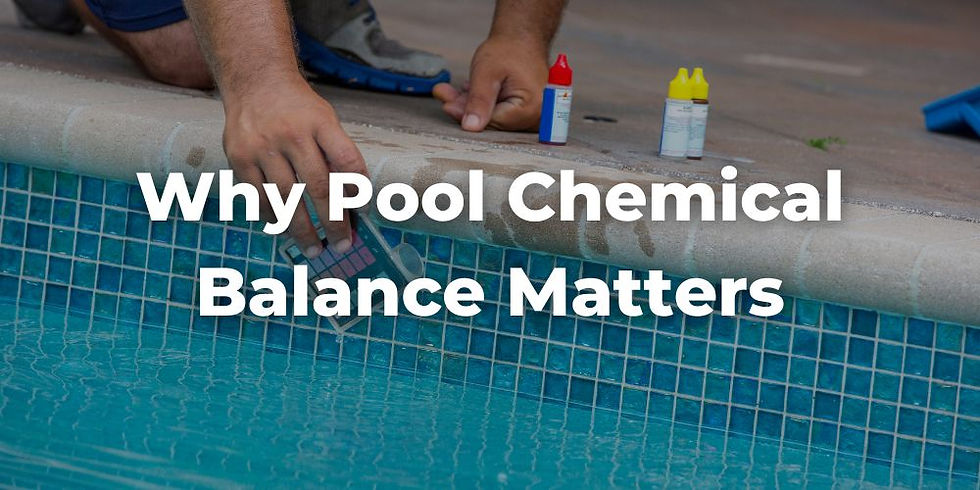 Why Pool Chemical Balance Matters