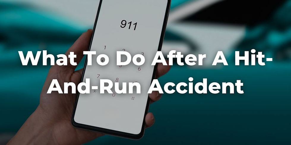 What to Do After a Hit-And-Run Accident in Iowa