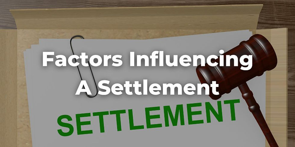 Factors Influencing a Truck Accident Settlement