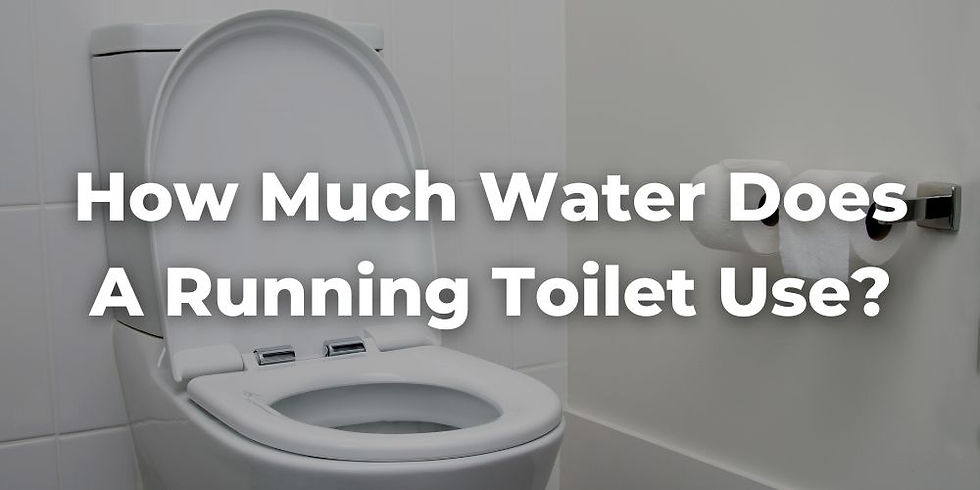 How Much Water Does a Running Toilet Use?