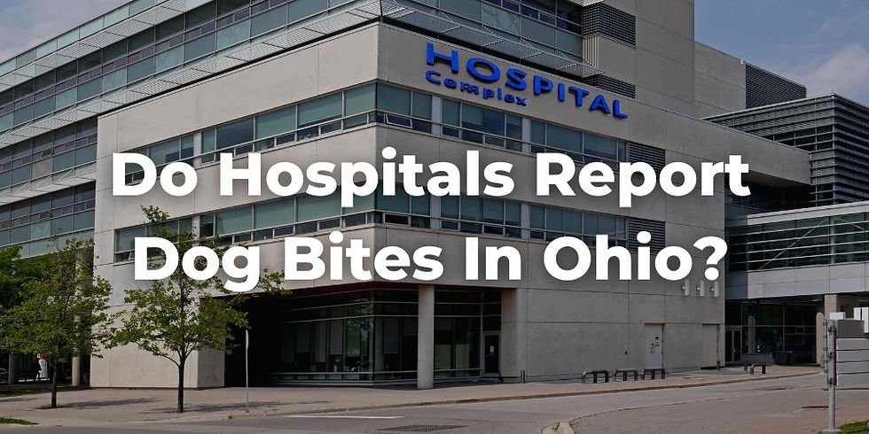 Do Hospitals Report Dog Bites in Ohio?