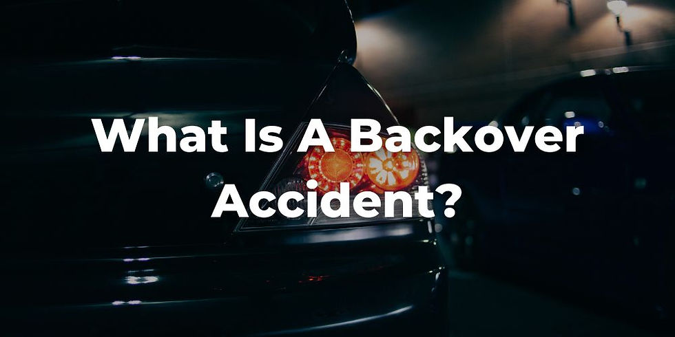 What Is a Backover Accident?