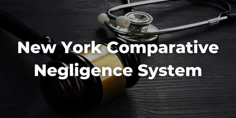 About the New York Comparative Negligence System
