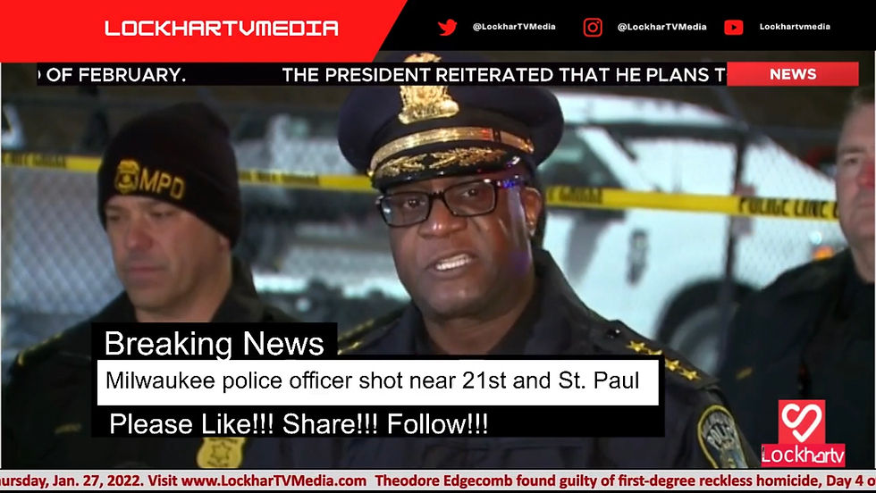 Milwaukee police officer shot near North 21st Street and West St. Paul Avenue