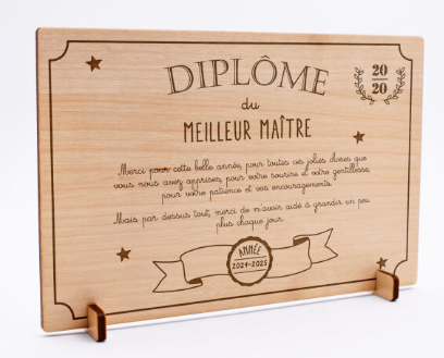 Miniature : Diplôme personnalisé